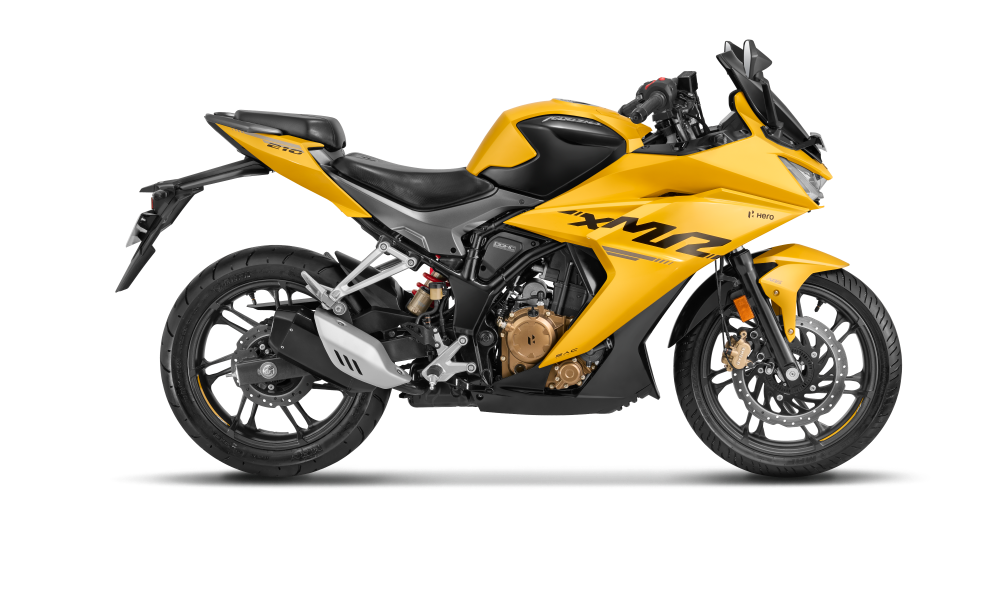 Hero Karizma XMR Yellow at Bharat Auto Hub Hero Premia Thane