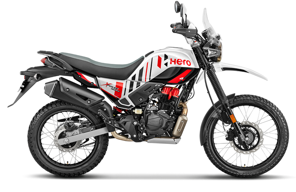 Hero XPulse 200 4V Pro Pearl Fadeless White at Bharat Auto Hub Hero Premia Thane