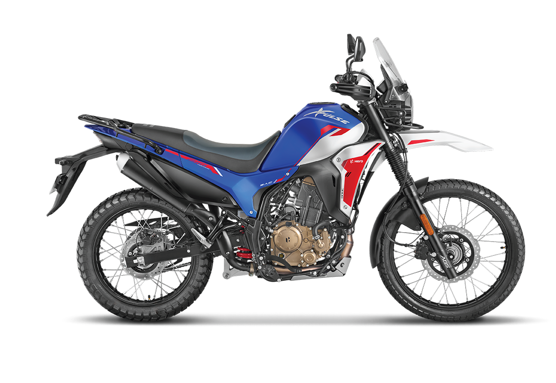 Hero XPulse 210 Top Azure Blue at Bharat Auto Hub Hero Premia Thane