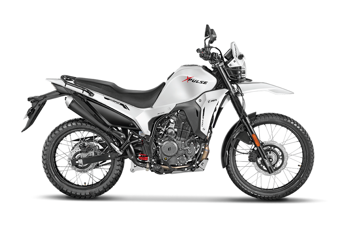 Hero XPulse 210 Base Glacier White at Bharat Auto Hub Hero Premia Thane