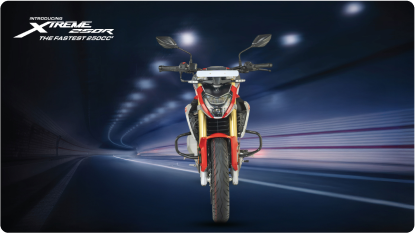 Hero Xtreme 250R Firestorm Red at Bharat Auto Hub Hero Premia Thane